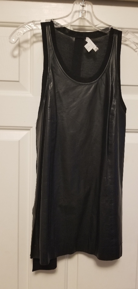 Helmut Lang Leather tank